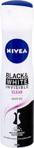 Nivea Invisible For Black & White 48h 150ml Antiperspirant Clear