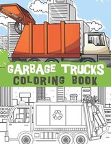 Garbage trucks coloring book