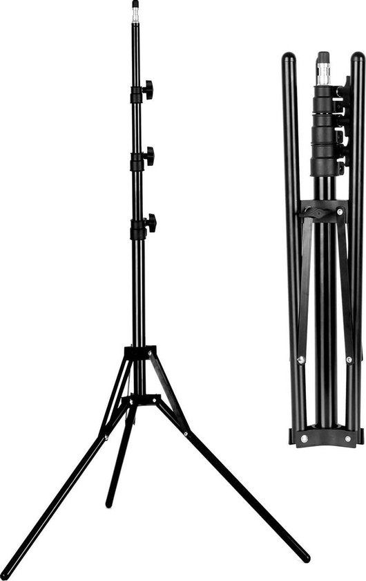 Statief smartphone en camera met telefoonhouder - statief telefoon en camera - 160 cm hoog - inclusief bluetooth afstandsbediening - cadeau tip