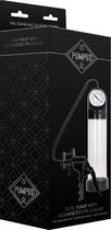 Elite Pump With Advanced PSI Gauge - Transparent