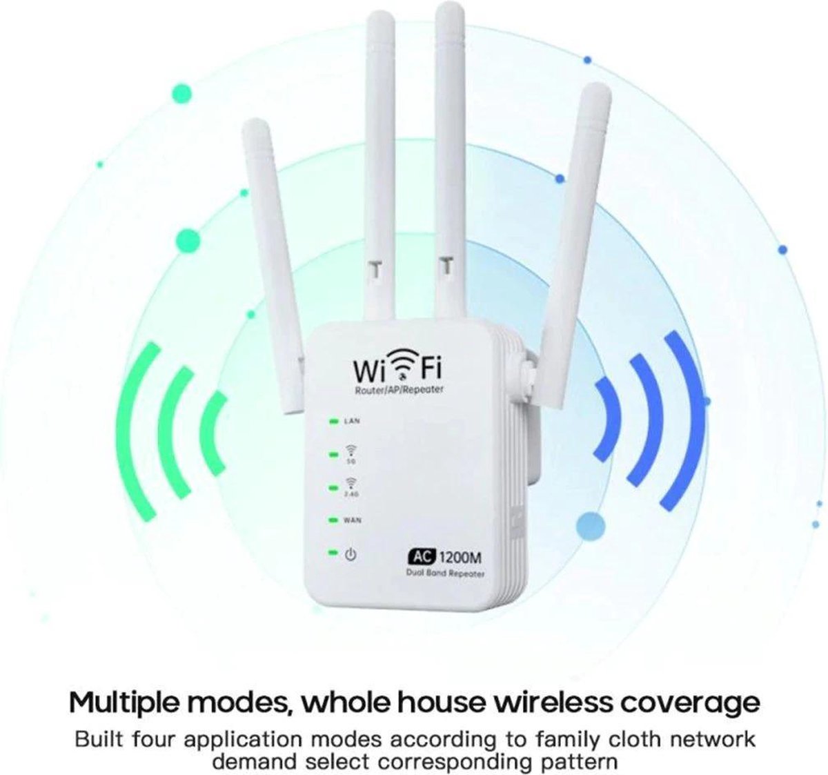 DrPhone WR5 - Wifi Versterker - Range Extender - 5GHZ + - afbeelding 3