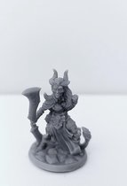 3D Printed Miniature - Demonkin Female 01 - Dungeons & Dragons - Hero of the Realm KS