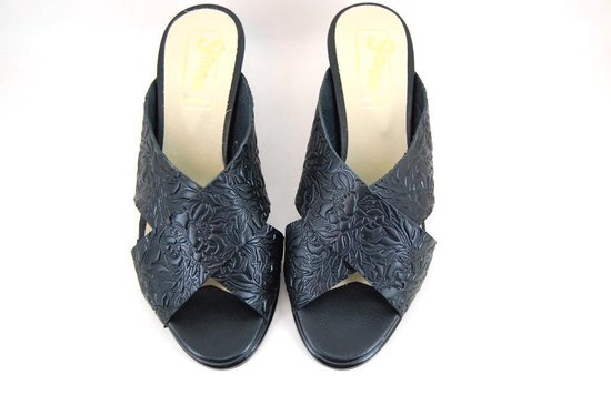 Stravers - Muiltjes met Hak Maat 32 Kleine Maten Zwarte Slippers met Hak |  bol.com