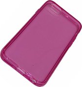 Apple iPhone 6/6S Roze Transparant Back Cover TPU hoesje