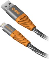 SBS USB-Lightning MFi Unbreakeable Reflective Kabel (2m)