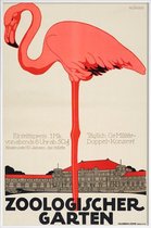 JUNIQE - Poster met kunststof lijst Zoologischer Garten -40x60 /Ivoor