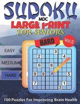 MDC Sudoku Large Print For Seniors - Vol.5