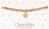 Charables by Madhura Bags Armband Elegance Goud – Waterproof – Hypoallergeen – RVS - Naamletter I