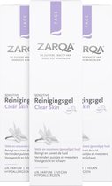 3x Zarqa Reinigingsgel Clear Skin 200 ml