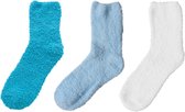 Binkie Huissokken Box | 3 paar Slofsokken |Fluffy Socks voor hem en haar| Maat 37-42