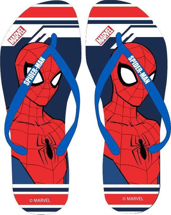 Spiderman slippers - blauw - maat 26/27 | bol.com