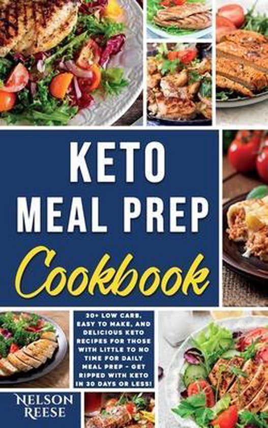 Keto Meal Prep Cookbook - cover