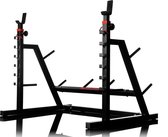 Halterrack - bench press - gym rack - tot 500kg - fitness rack - trainingsrek - squat rack - home gym