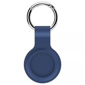 Apple airtag sleutelhanger - blauw silicone