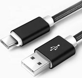 All Round Products USB-A naar USB-C oplaad kabel - 2meter lang - Zwart