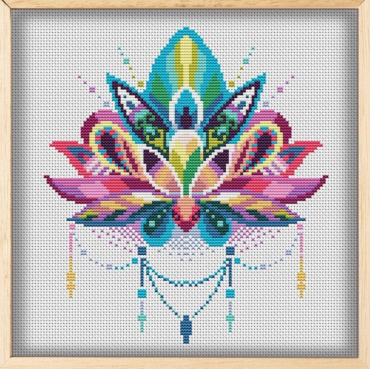 Borduurpakket Mandala Lotus