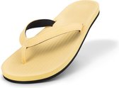 Indosole Flip Flops Essential Light Teenslippers - Zomer slippers - Dames - Geel - Maat 37/38