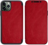 iPhone 11 Bookcase Hoesje - Leer - Siliconen - Book Case - Flip Cover - Apple iPhone 11 - Rood