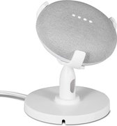 Tafelstandaard voor Google Home Mini en Nest – Houder Roteerbaar met Anti Slip – Wit