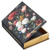 Koffietafel Boek Box - Coffee Table Book - Goud / Multicolor - Karton - 21 x 5 x 30 cm