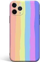 Rainbow IMD schokbestendige TPU beschermhoes voor iPhone 12 (2)