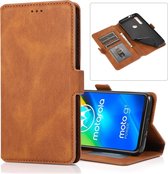 Voor Motorola Moto G8 Power Retro Magnetische Sluiting Horizontale Flip Leren Case met Houder & Kaartsleuven & Fotolijst & Portemonnee (Bruin)