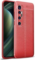 Voor Geschikt voor Xiaomi Mi 10 Ultra Litchi Texture TPU schokbestendig hoesje (rood)