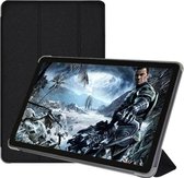 Voor Alldocube iPlay 40 Broken Star Texture Horizontale Flip lederen beschermhoes met houder (Cool Black)