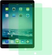 Voor iPad 9.7 (2018) 2 STUKS 9H 2.5D Oogbescherming Groen licht Explosieveilige gehard glasfilm