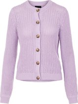 Pieces Dames PCPETULA LS KNIT CARDIGAN NOOS BC Orchid Bloom - Maat XS