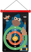 Scratch Active Play: MAGNETISCHE DARTS Monkeytown 36x55cm, 2-zijdig bedrukt, in tube, 5+