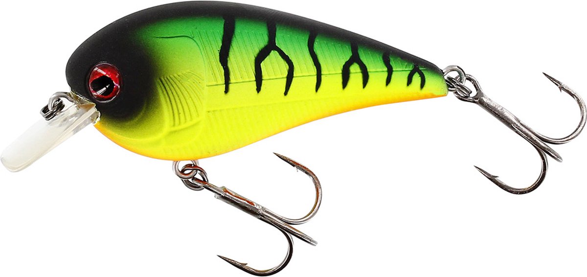 Westin BassBite 1.5 Squarebill - Floating - Firetiger - 6cm - 13g - Geel