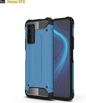 Voor Huawei Honor X10 Magic Armor TPU + PC-combinatiehoes (blauw)