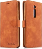 Voor Xiaomi Redmi 8 / 8A Diaobaolee Pure Fresh Texture Horizontale Flip Leather Case met houder & kaartsleuf & portemonnee & fotolijst (geel)