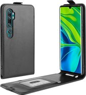 Voor Xiaomi Mi Note 10 / Note 10 Pro / CC9 Pro R64 textuur enkele verticale flip lederen beschermhoes met kaartsleuven en fotolijst (zwart)