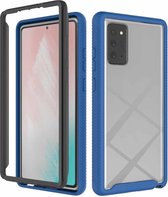 Voor Samsung Galaxy Note20 sterrenhemel effen kleur serie schokbestendige pc + tpu beschermhoes (koningsblauw)