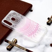 Fashion Pattern TPU schokbestendige beschermhoes voor Xiaomi Redmi 7 (roze patroon)
