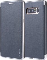 Voor Galaxy Note 8 CMai2 Linglong-serie PC + PU horizontale flip lederen tas met houder en kaartsleuf (grijs)