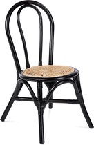 Kidsdepot  Ava stoeltje rotan webbing zwart - Leuks & Zo