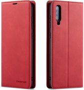 Voor Galaxy A70 Forwenw Dream Series Oil Edge Strong Magnetism Horizontal Flip Leather Case met houder & kaartsleuven & Wallet & Photo Frame (rood)