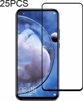 Voor Huawei Nova 5z 25 PCS Volledige lijm Volledig scherm gehard glasfilm