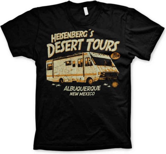 BREAKING BAD - T-Shirt Heisenberg's Desert Tours - Black (S)