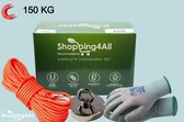 Shopping4All - Magneetvissen set- Magneetvissen - Vismagneet - 150 KG trekkracht - 10m Touw - Handschoenen - Karabijnhaak