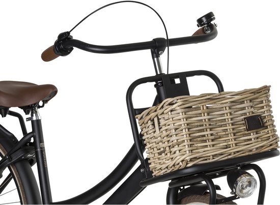 Fastrider Zeno Rotan Fietsmand - Naturel - 8L - Handgemaakt van FastRider — afbeelding 5