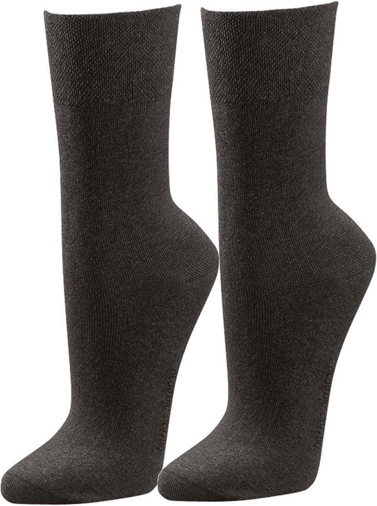 Topsocks sokken zonder elastiek kleur: zwart maat: 47-50