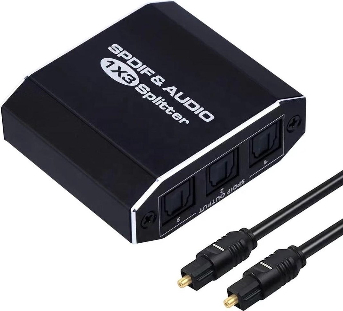 NÖRDIC SGM-144 SPDIF digitale optische audio switch - 3 naar 1 - Met  TOSLINK-kabel - Zwart | bol.com
