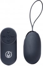 Thunder Egg 21X Silicone Vibrator with Remote Control - Black
