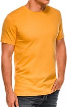 Heren - T-shirt - basic - Yellow