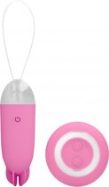 Noah - Dual Rechargeable Vibrating Remote Toy - Pink