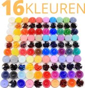 My Candles - Kaarsen Kleurstof - Pigment - Color Dye -  Zelf (Geur)Kaarsen Maken - 16 Kleuren - Oud Kaarsvet Hergebruiken - DIY - Volwassenen